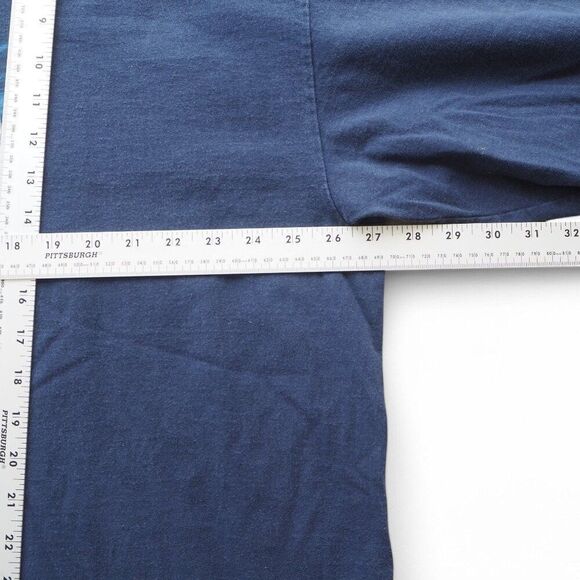 Rocawear Vintage 90s Y2K Long Sleeve Graphic Starburst T-Shirt Navy Men's 3XL - Picture 6 of 10